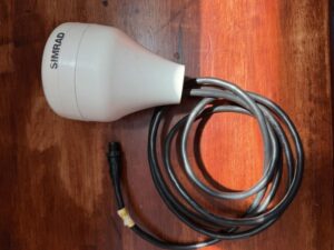 Simrad GS15 GPS antenna puck with cable used good condition NSE12 compatible